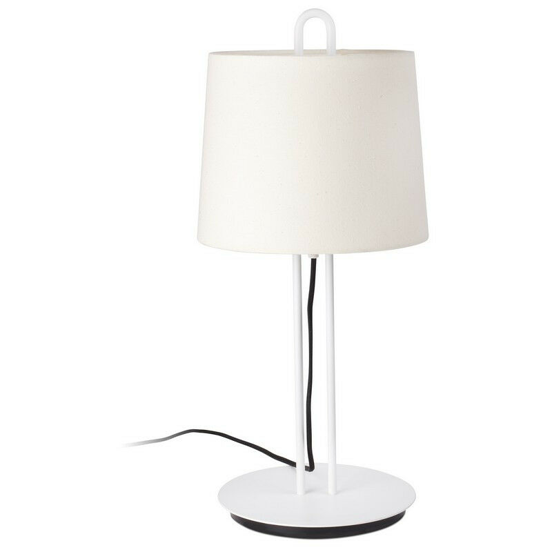 Faro MONTREAL - Lampe de table ronde conique blanche, E27