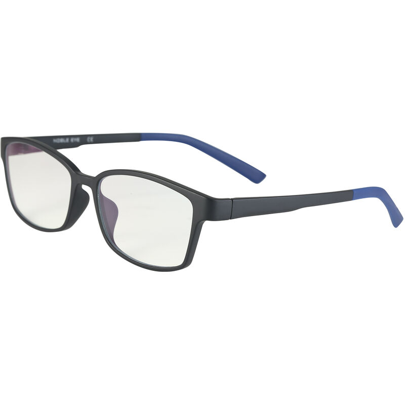 

Monturas de gafas unisex Gafas opticas Anteojos sin receta Montura completa Lente transparente reemplazable 56-16-145, Azul negro