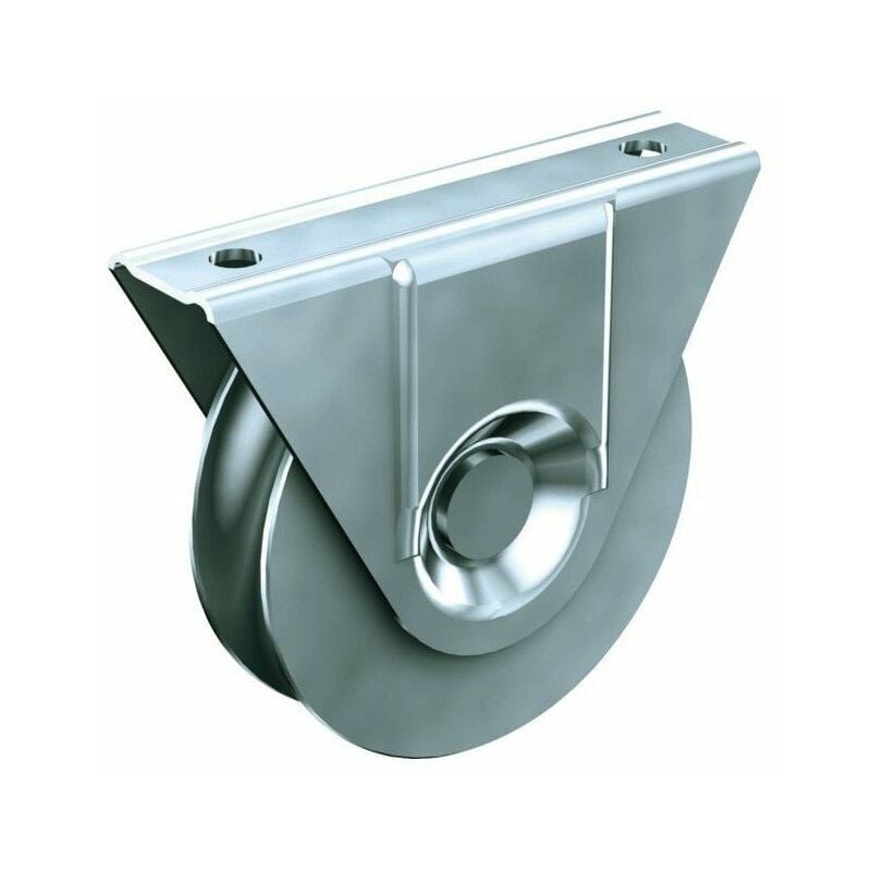 Finish - Monture a support ext diam 100 mm 200 kgs gorge ronde 16 mm