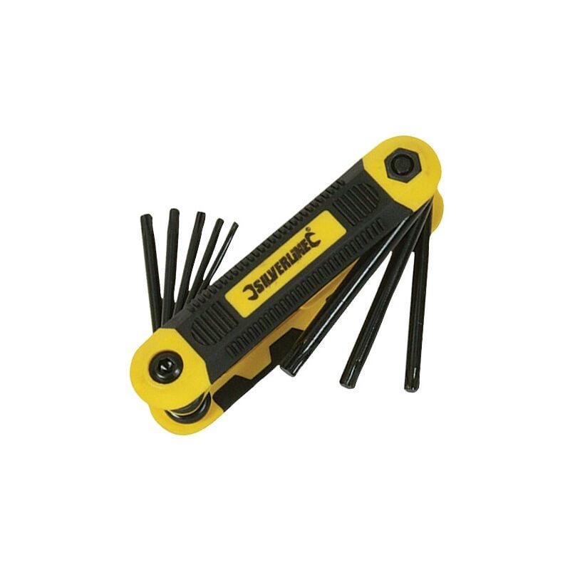 Jeu 8 clés torx Silverline 580444