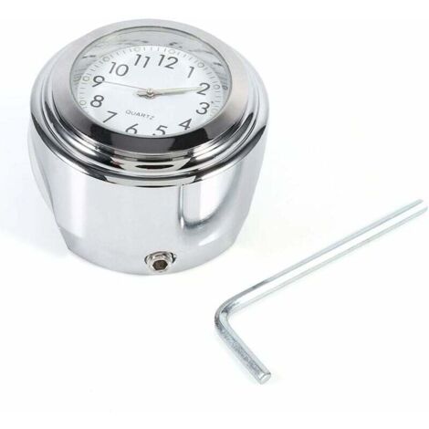 Monture de Guidon de Moto avec Chronomètre Horloge de Guidon de Moto Etanche