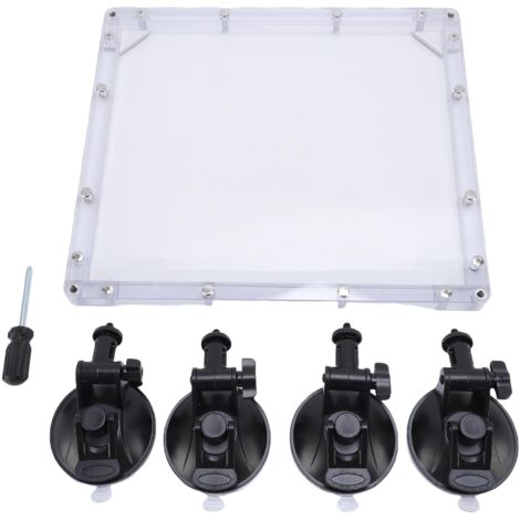 Monture satellite ventouse toit 2 en 1 - Monture intégrée voiture avec couverture protectrice transparente pour Mini