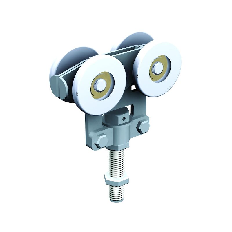 Monture à galet roulement à bille 2265A - 400 kg - galets - mantion