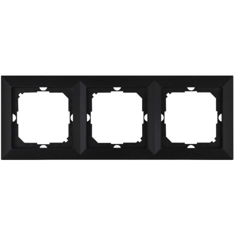 Monture triple perle noir mat - E+9001512