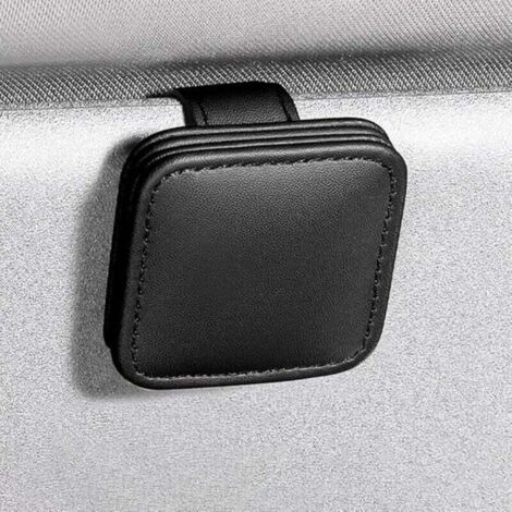 Montures de lunettes de voiture à vendre, adaptées pour Toyota CHR Corolla Corolla Ralink Camry cadre solaire clip lunettes rangement pare-soleil accessoires intérieurs (noir 6,36,3 cm)