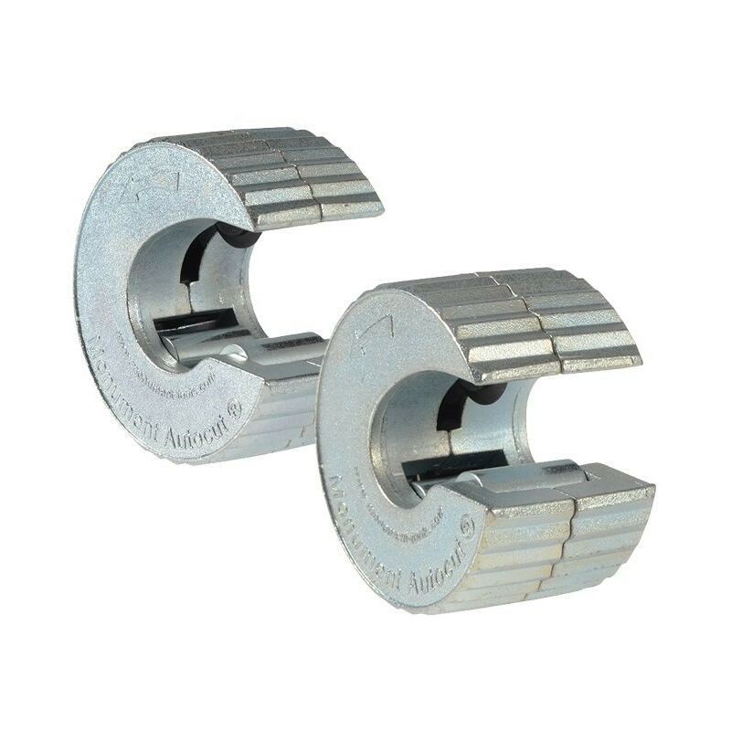 MON1715 Autocut Copper Pipe Cutters 15mm and 22mm MON1722 Twin Pack - Monument