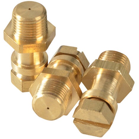 Monument x3 1/8inch BSP Pressure Test Nipples Gas Test Gauge Connectors MON1732