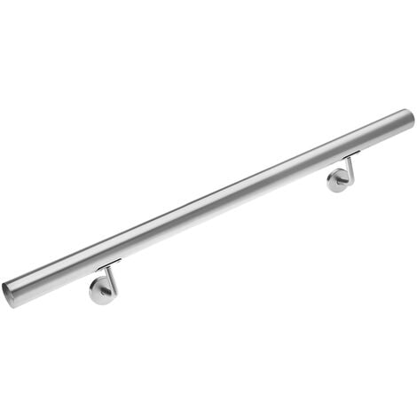 MONZANA 1x Stainless Steel Handrail Extension w/Connector & Mount V2A 4.2x100cm
