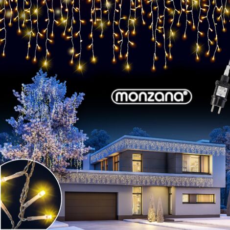 Monzana Cadenas de luces LED interiores o exteriores luces navidad  200 LED