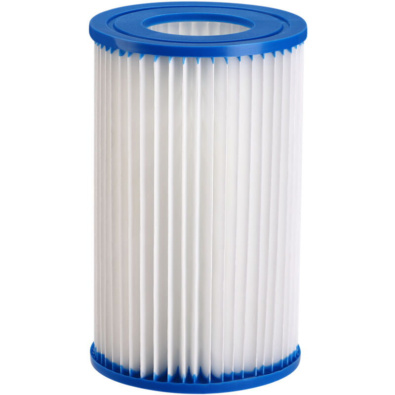 Monzana - Cartuchos De Filtro De Agua Para Piscina Tipo H Tamaño Ii 138X105Mm Set 1-4 Hidromasaje Piscina Spa Lavable 138X105Mm Blau 1X (De)