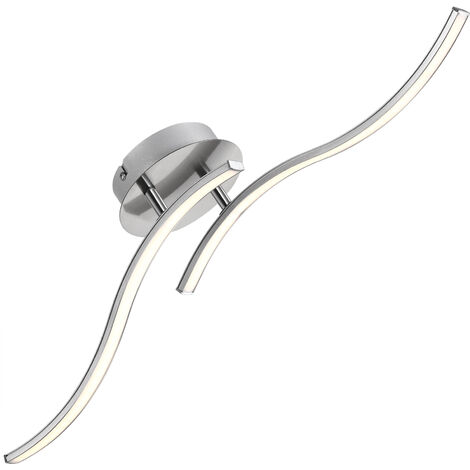 Monzana LED Deckenleuchte Warmweiß Schwenkbar Wohnzimmer Schlafzimmer Küche Flur Decke Leuchte Lampe Deckenlampe Wohnzimmerlampe Schlafzimmerlampe 2 flammig modern