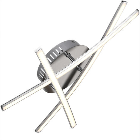 Monzana LED Deckenleuchte Warmweiß Schwenkbar Wohnzimmer Schlafzimmer Küche Flur Decke Leuchte Lampe Deckenlampe Wohnzimmerlampe Schlafzimmerlampe  3 Flammig