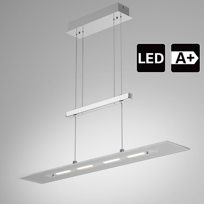 ® LED Pendant luminaire 4 x 5W hanging lamp 1600lm Ceiling light 3000K warm white Table luminaire IP20 Ceiling lamp - Monzana