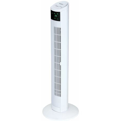 Monzana® Turmventilator mit Fernbedienung weiß Timer 90° Oszillationswinkel 3 Geschwindigkeitsstufen leise Standventilator Ventilator