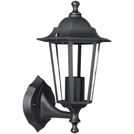 MONZANA® Vintage Style Victorian Garden Lighting  Outdoor Light Aluminium Street Wall Lamp Lantern Post  Anthracite  Wall Light