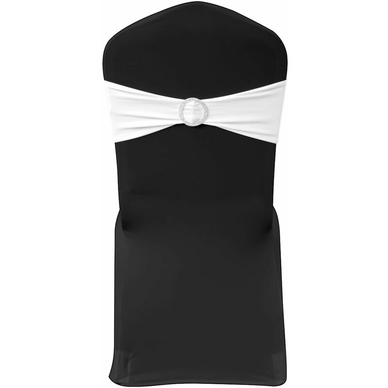 

Mono decorativo elastico para sillas con hebilla 25 pzas Blanco