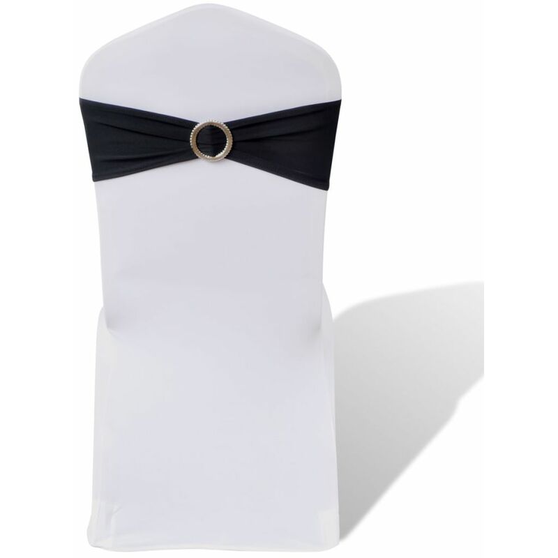 

Mono decorativo elastico para sillas con hebilla 25 pzas Negro
