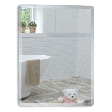 main image of "MOOD Rectangular Bathroom Mirror 50cm x 40cm"