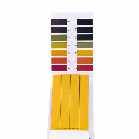 Moon-80 tiras/paquete pH 1-14 papeles tornasol papel probador de pH papel de prueba indicador Universal para acuario de agua