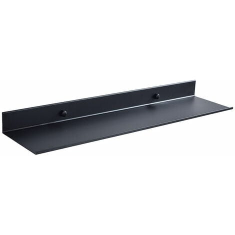 moon  Black Bathroom Shelf Aluminum Space Saving Floating Shelves Storage Rack Dressing Table Wall Shelf
