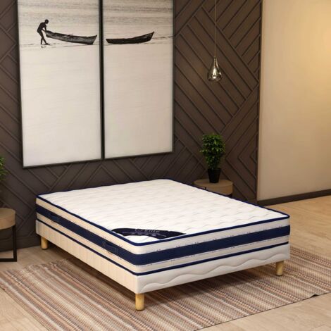 MOON - Ensemble sommier+matelas 22 cm 160x200