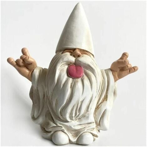 moon-George The Dwarf Rocker This Garden Gnome will rock Your Enchanted Mini World,