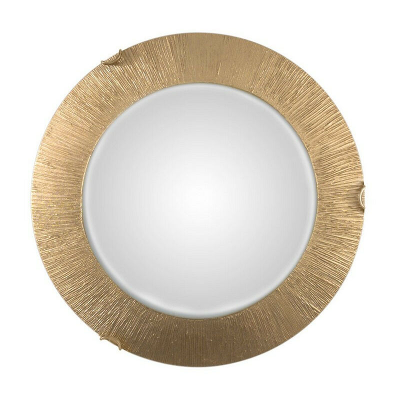 Kolarz MOON - Integrated LED Lifestyle Glass Simple Flush Ceiling Light Gold - Sun Gold Finish