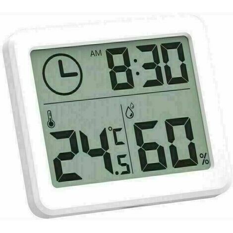 Moon-Termómetro higrómetro interior digital de alta precisión, monitor portátil de humedad y temperatura para el hogar, la oficina