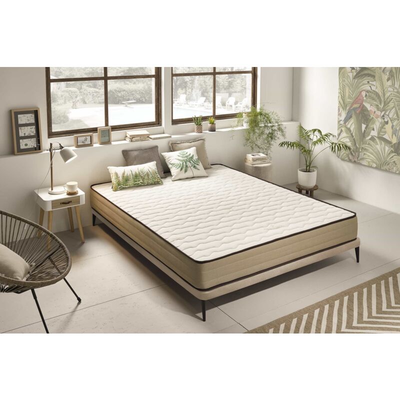 Matelas Bamboo Care 18cm, 140x190cm - Moonia