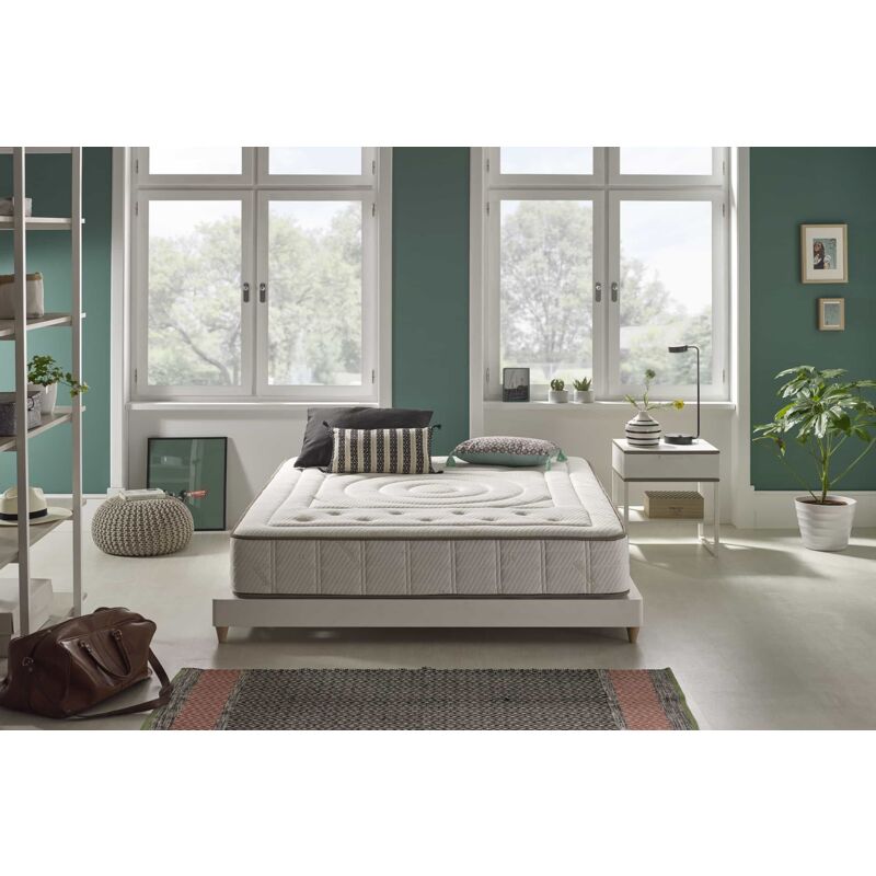 Moonia - Matelas Cashmere Premier Gel, 27cm,90x190cm