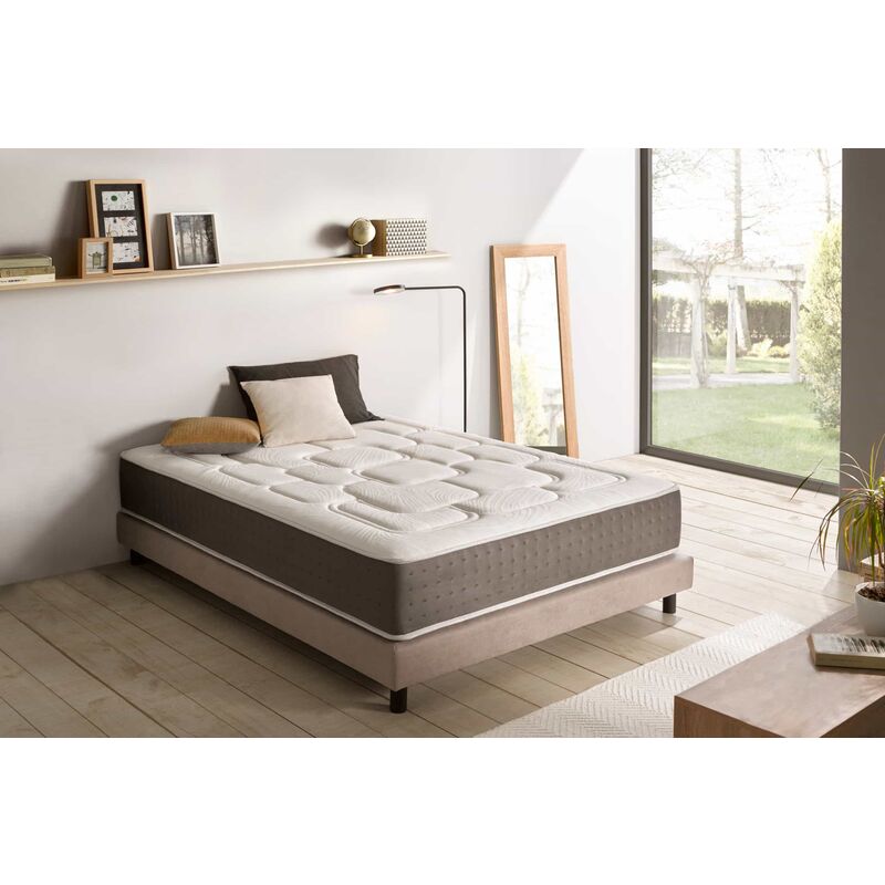 Materasso viscoelastico King Max Multizone - 180X200, 30cm Moonia