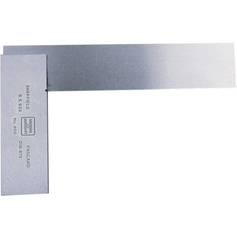 Moore & Wright 4006R 4006 Engineer's Square Grade B 150mm (6in) (Retail Packaging) MAW4006R