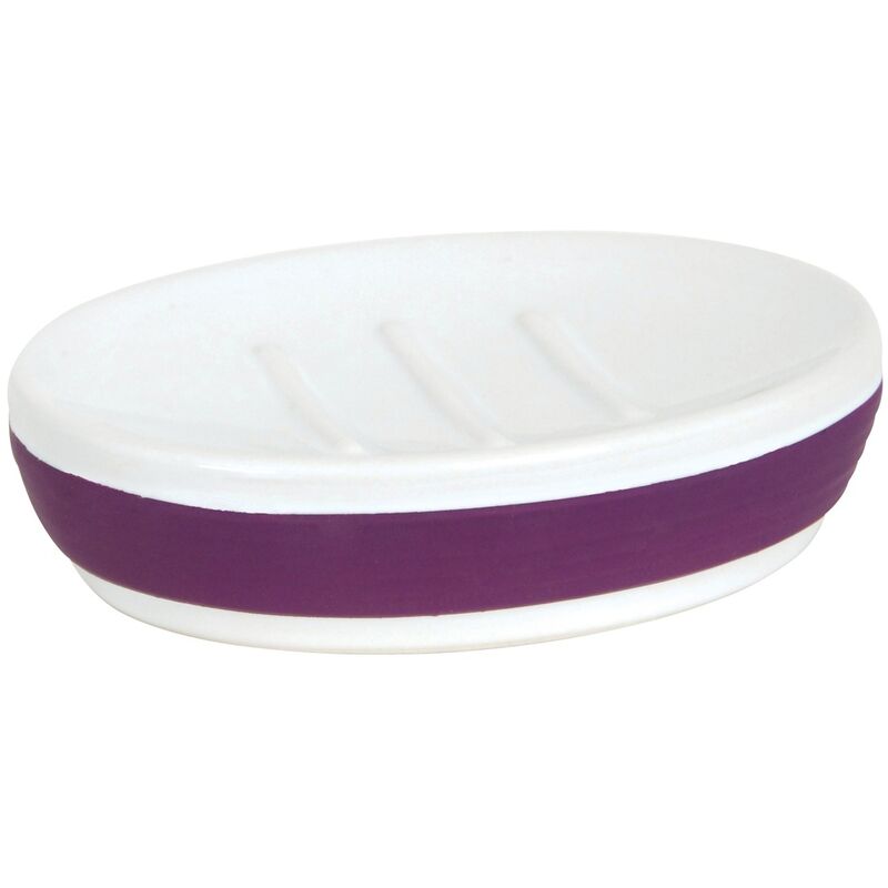 

Moorea de cerámica jabonera, Color Morado - MSV