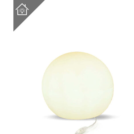Moovere – Boule lumineuse décorative 60 cm – Câble avec lumière LED blanc chaud 3000ºK – Indice de protection IP20 pour intérieur – Fabriqué en Espagne