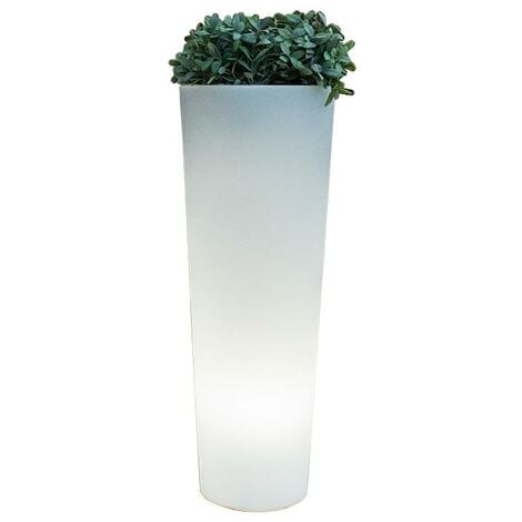 Vaso luminoso da esterno Vaso illuminato H 80 cm, luce bianco freddo E27  650LM NEWGARDEN