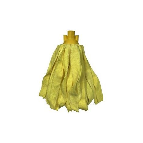 Mop in microfibra giallo attacco a vite  200 gr