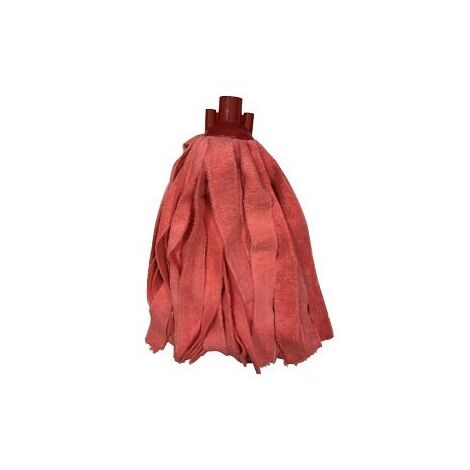 Mop in microfibra rosso attacco a vite  200 gr