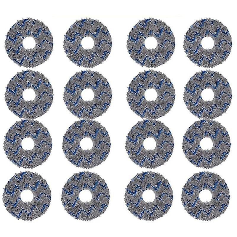 Fei Yu - Tampons de nettoyage pour aspirateur Deebot X1 Omni/turbo T10 Turbo Chiffons de nettoyage lavables Remplacement de chiffon de nettoyage