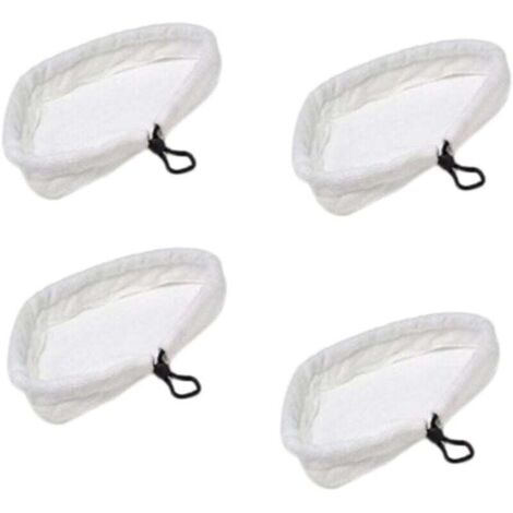 Mopa de vapor triangular de microfibra de 4 piezas para H2O, X5, S302, S001