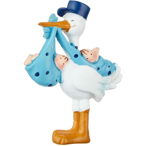 Mopec Amorosa calamita con Bambini Gemelli Pit, Confezione da 12, Poliresina, Bianco, 1.00x5.50x8.00 cm, unità