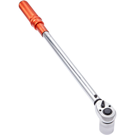 Mophorn 1/2" Llave Dinamometrica Mecánica Llave de Torsión 34-340 N.m Precisión ±3% Llave de Carraca Ajustable 72 Dientes Contra Torsión con Adaptador 6,35 mm Extensión 76,2/127 mm Kit de Mantenimient