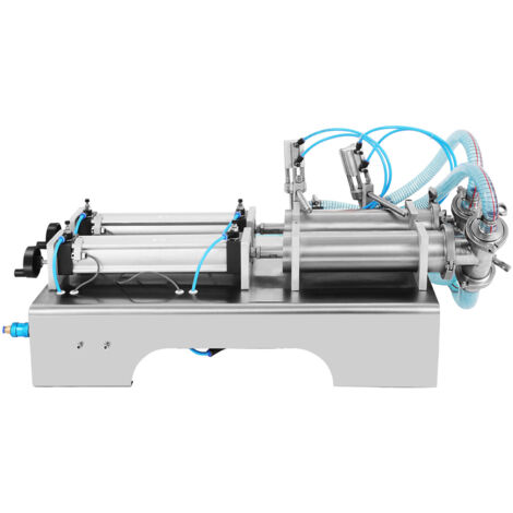Mophorn 100-1000 ml pneumatische Flüssigkeitsabfüllmaschine mit Doppeldüsen, Flaschenfüller für Saft und Flüssigkeit