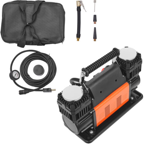 Mophorn 10,6 CFM Hochleistungs-Luftkompressor, 30 s schnelles Aufpumpen  Tragbarer Reifenfüller mit zwei Zylindern, 12 V 150 PSI Offroad-Luftpumpe mit Adaptern für LKWs, Autos, SUVs, 4 x 4-Fahrzeuge
