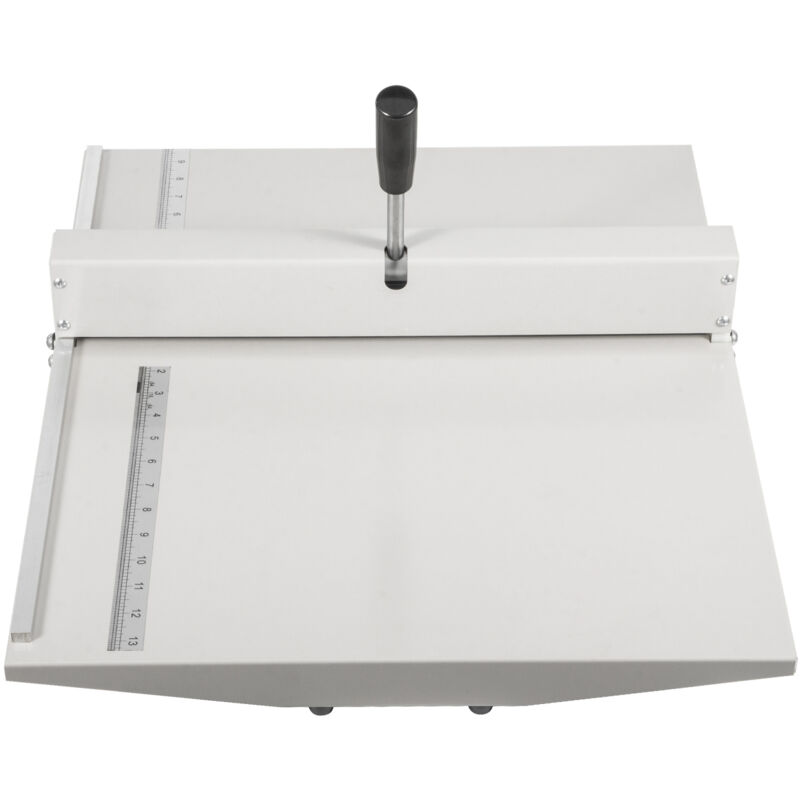 Mophorn - 18-Inch Manual Paper Creasing Machine, 460mm Heavy Duty Metal Card Scorer with 2 Blocks for Paper Folding (Machine manuelle à rainer le