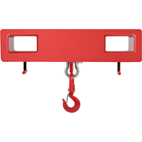 Mophorn 2-Tonnen-Gabelstapler-Hebehaken, 4000 Pfund/2000 kg Tragkraft, Schwenkhaken-Gabelstapler-Hebevorrichtung für Mobilkrane und Gabelstapler