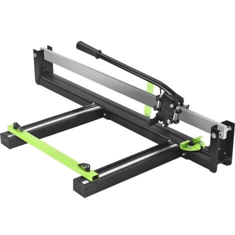 Mophorn 31 Inch Blue Manual Tile Cutter with Precise Laser Positioning, Anti-Sliding Rubber Surface, Single Rail & Bracket, Ideal for Porcelain and Ceramic Floor Tiles