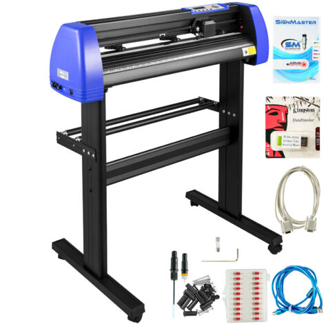 Mophorn 34-Zoll-Vinylschneider, 870 mm Schneidemaschine, einstellbare Kraft und Geschwindigkeit, stabiler Bodenständer, für die Schilderherstellung