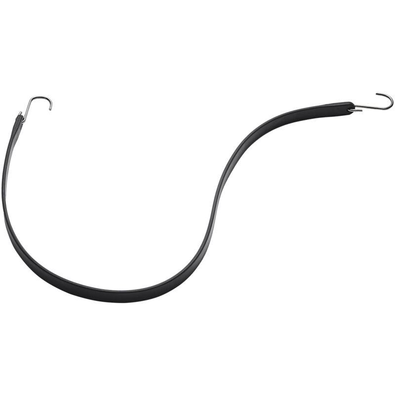 Image of Mophorn - 36 in corda elastica piatta, 20 mm cinghie nere resistenti con ganci a s in acciaio, 10 pezzi corda elastica elastica per merci, teloni,