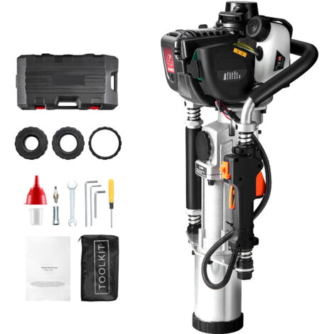 Mophorn 37,77 cc a benzina T-Post Driver, motore portatile a 4 tempi da 1000 W con 3 teste di guida, ideale per miglioramenti agricoli e stradali
