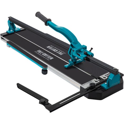 Mophorn 39 Inch Manual Tile Cutter, Single Rail Double Brackets, 3/5 in Cap with Precise Laser, Tile Cutting Tools for Precision Cutting, Red